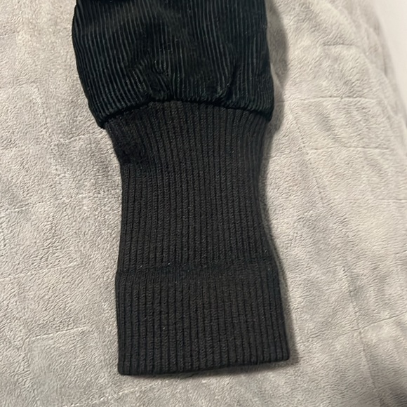 Juicy Couture Corduroy Bomber Jacket, Black, Size S - Picture 6 of 11